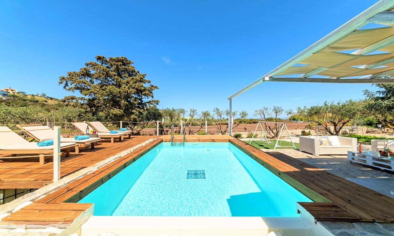 Cretan Lodge Heated Pool Ágios Nikolaos Exterior foto