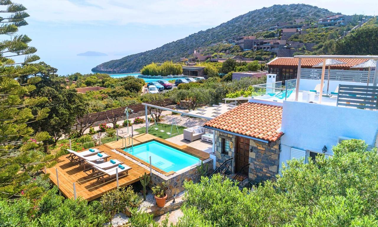 Cretan Lodge Heated Pool Ágios Nikolaos Exterior foto