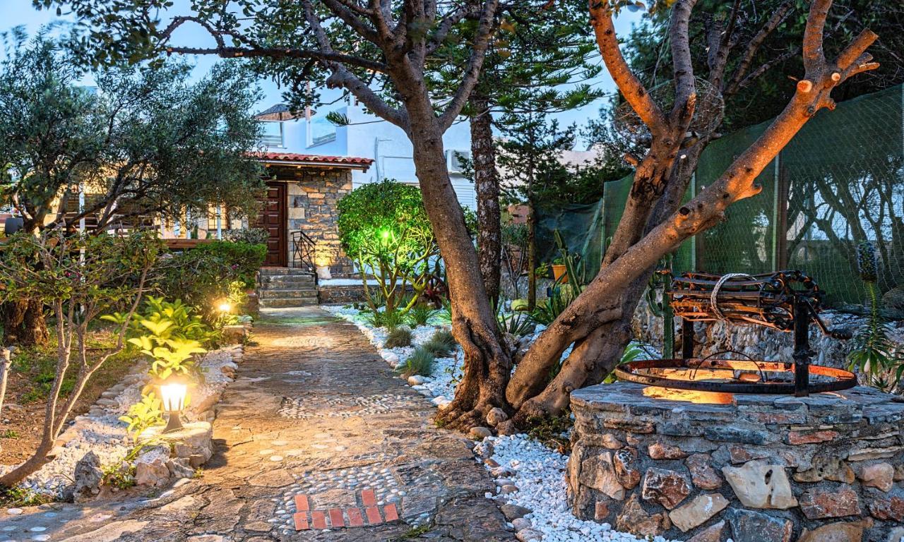 Cretan Lodge Heated Pool Ágios Nikolaos Exterior foto