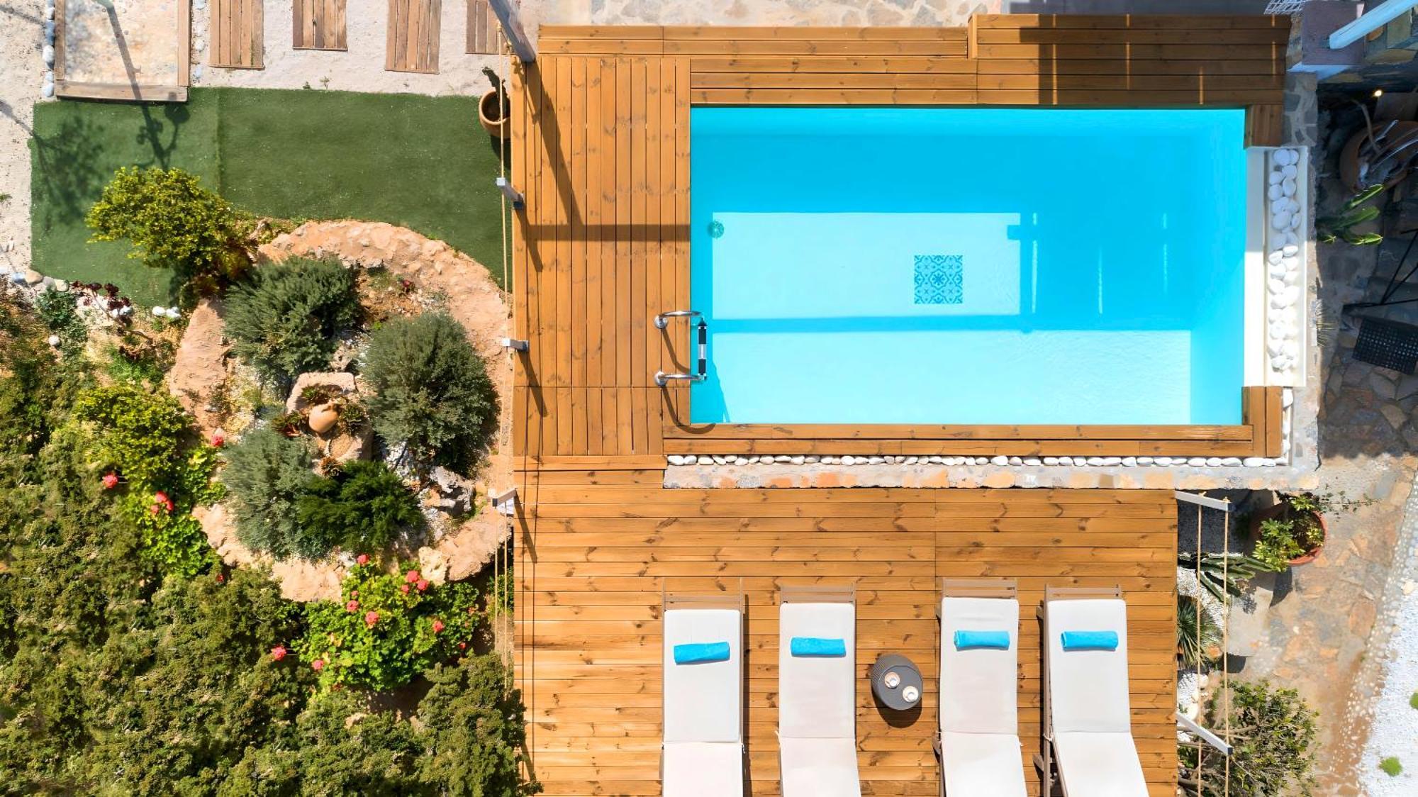 Cretan Lodge Heated Pool Ágios Nikolaos Exterior foto