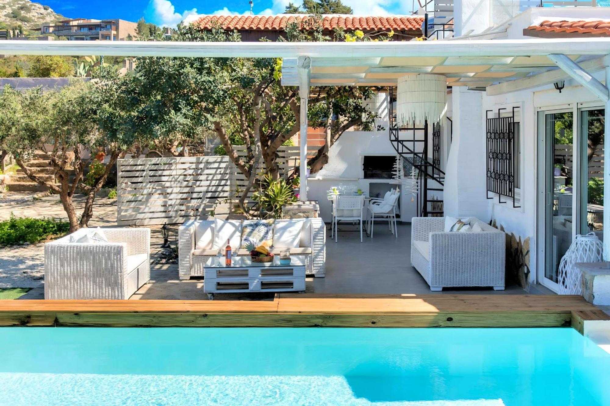 Cretan Lodge Heated Pool Ágios Nikolaos Exterior foto